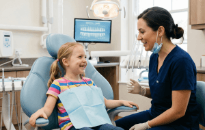 happy kid at childrens dentist sunshine coast